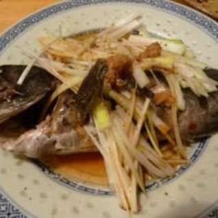 白身魚ソイを中華蒸しに